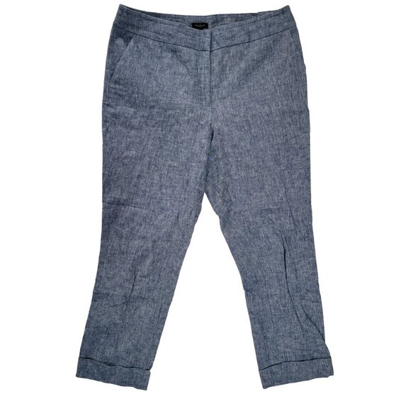 Ann Taylor Factory Linen Blend Pants - Size 8 - Picture 1 of 10